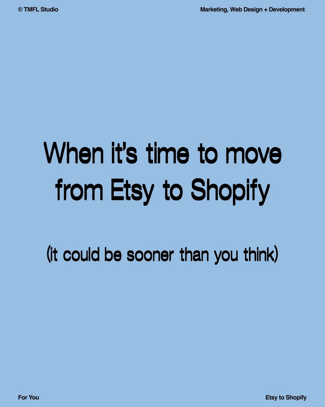 🍒Your Etsy shop got you here. But is it going to get you there? Swipe for the signs it&rsquo;s time to level up. 

Full post in The Journal. Link in bio.