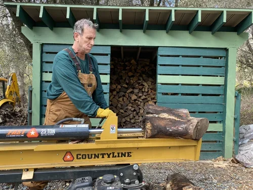 Life at Baxter Ranch includes hands-on land stewardship, from preparing firewood to caring for the property and creating a self-sufficient mountain retreat experience.