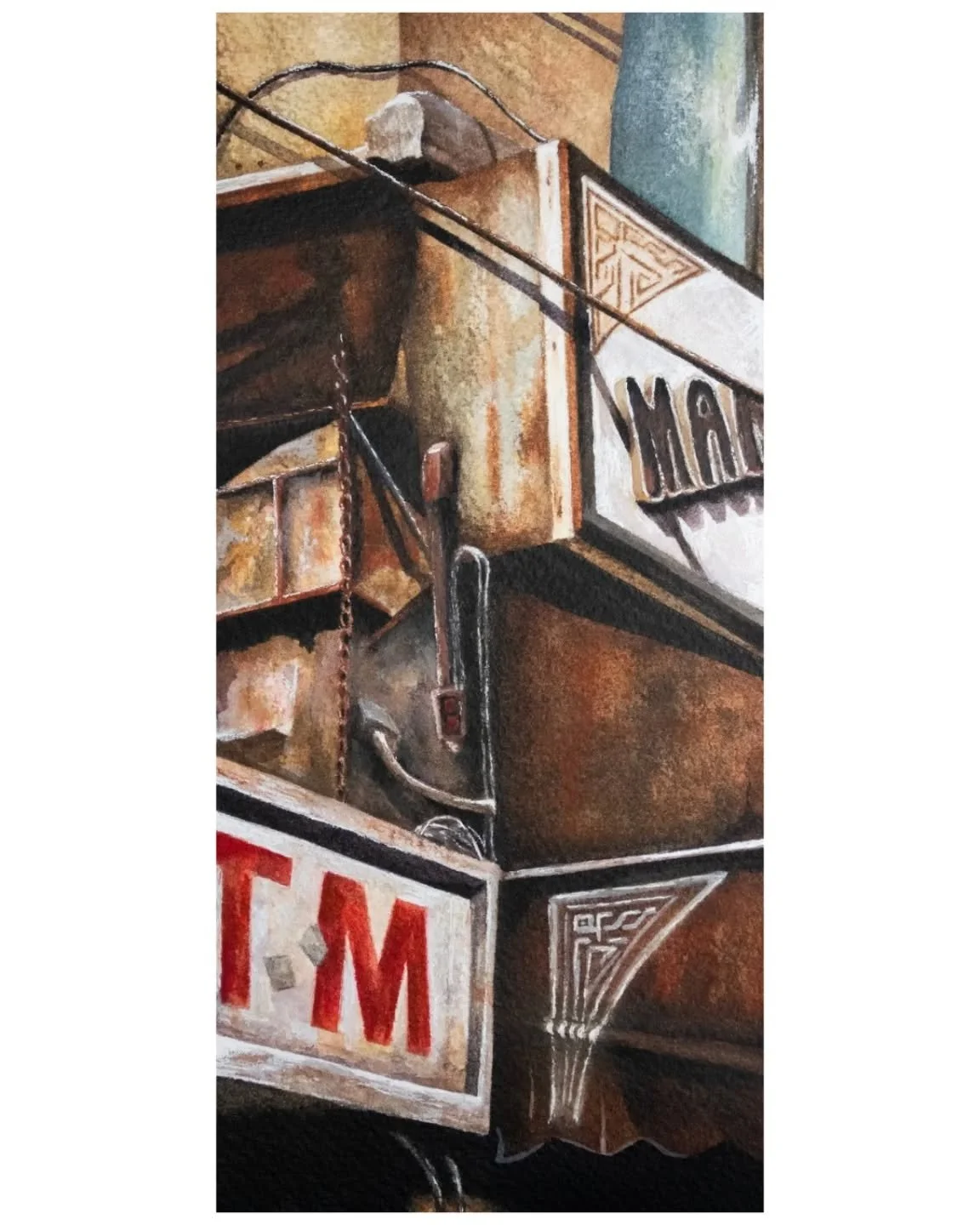 Architectural intersections in Greenwich Village. 

Watercolor, ink, and gouache; 3.35&quot; x 7.25&quot;

#art #artist #architecture #architecturalstudy #atl #atlanta #atlantaartist #aquarelles #design #drawing #gouache #greenwichvillage #manhattan 
