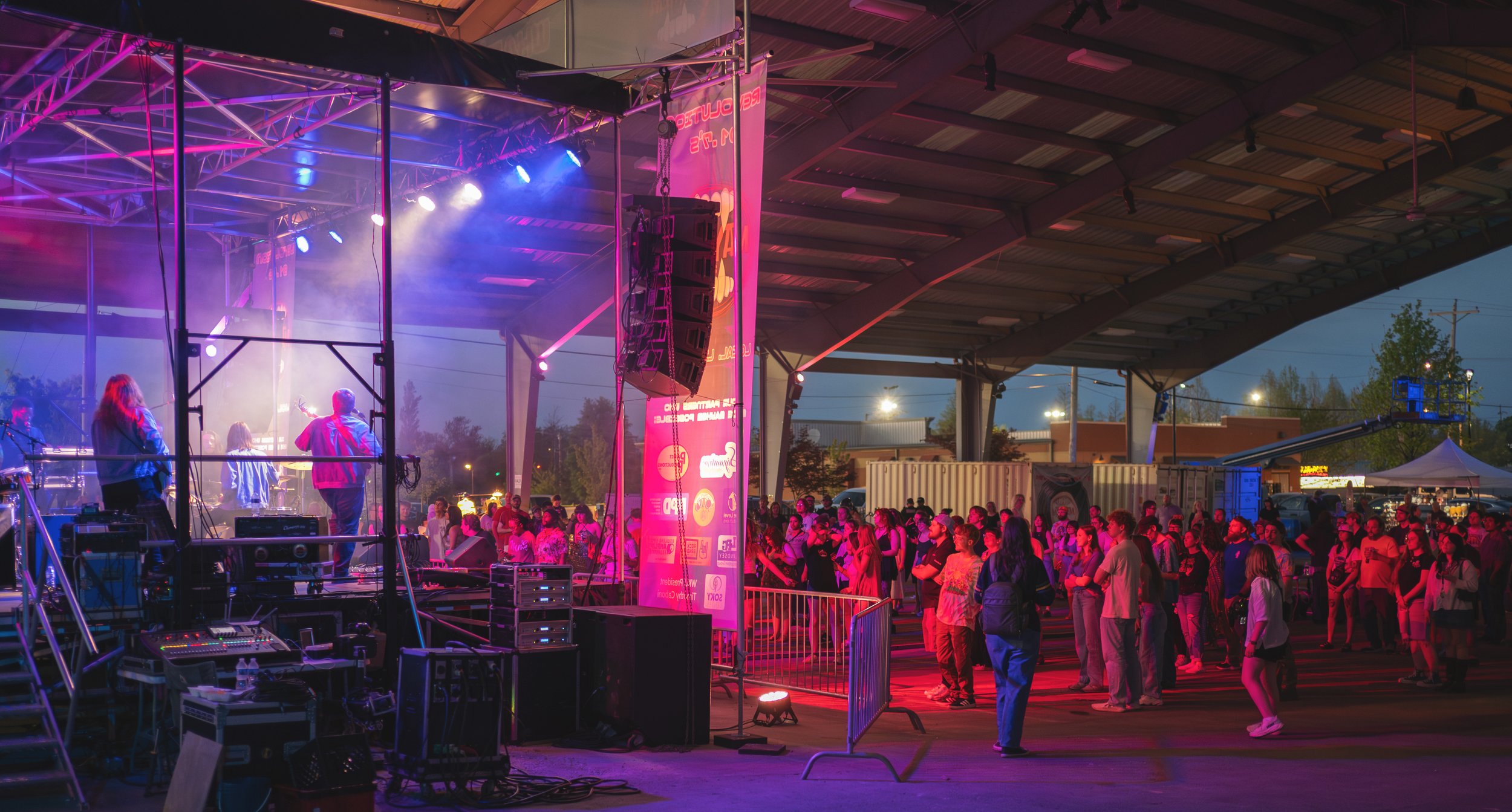 A live music event taking place at the SOKY Center Pavillion in Bowling Green, ky. 