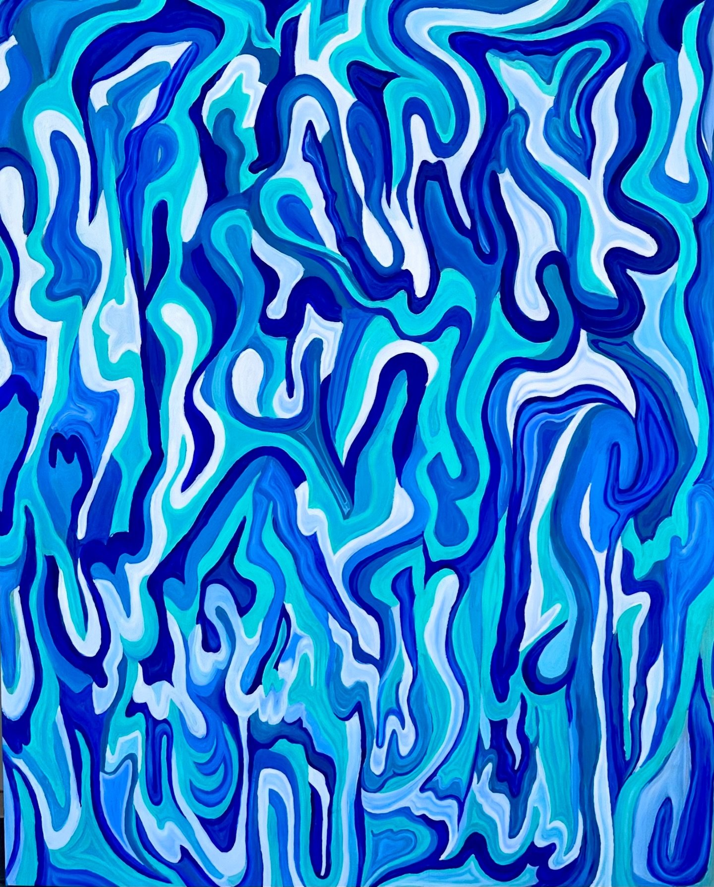 &ldquo;Tear in Space&rdquo; 
36&rdquo;x54&rdquo; Oil on canvas 
9/2024
