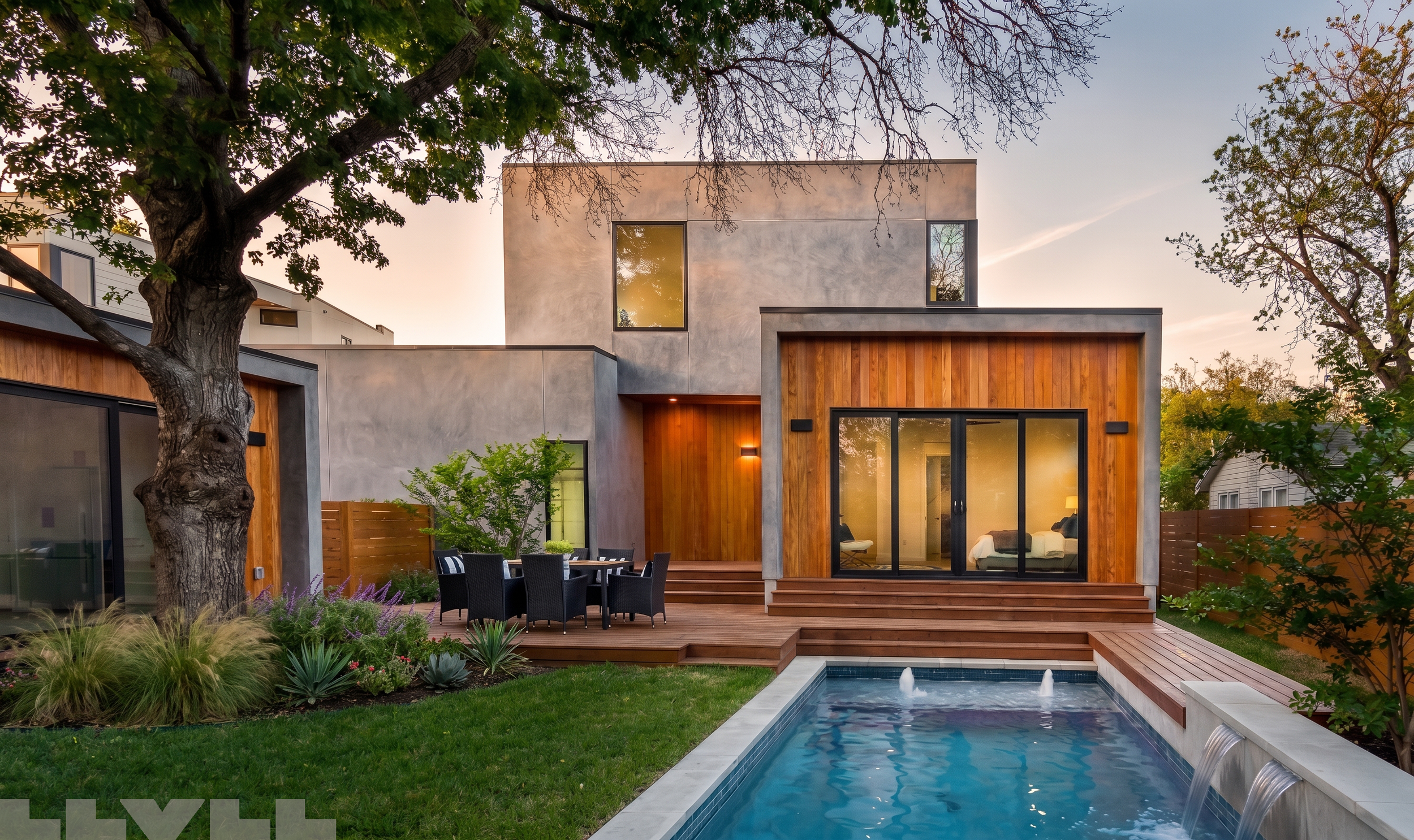 Justin Lane Residences - Back yard