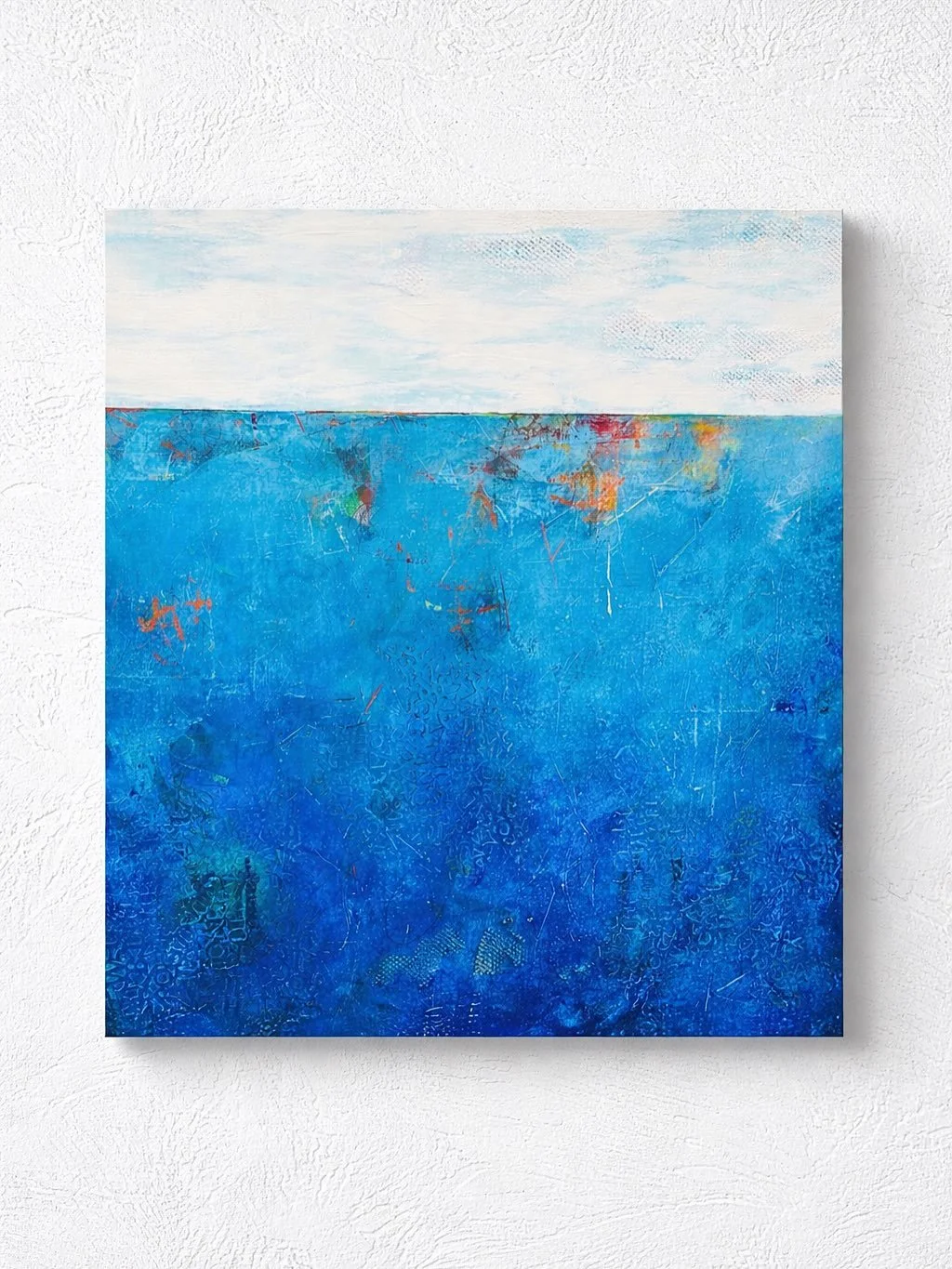 Malibu, Then
Growing up along the coast, there were long stretches of time just looking out&hellip; letting your mind drift somewhere between sky and water.

This piece holds a bit of that&mdash;
not a specific place, but the feeling of it.
The horiz