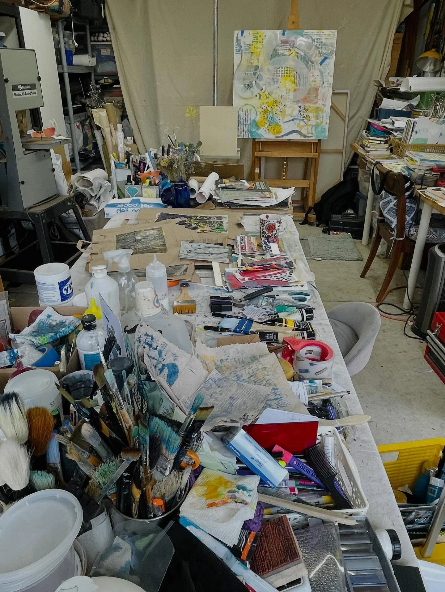 I thought I&rsquo;d spend 20 minutes cleaning up my studio&hellip; and somehow it turned into pulling everything out, reorganizing shelves, and two days later I&rsquo;m still not done.

I guess it&rsquo;s not that different from how I work&mdash; one