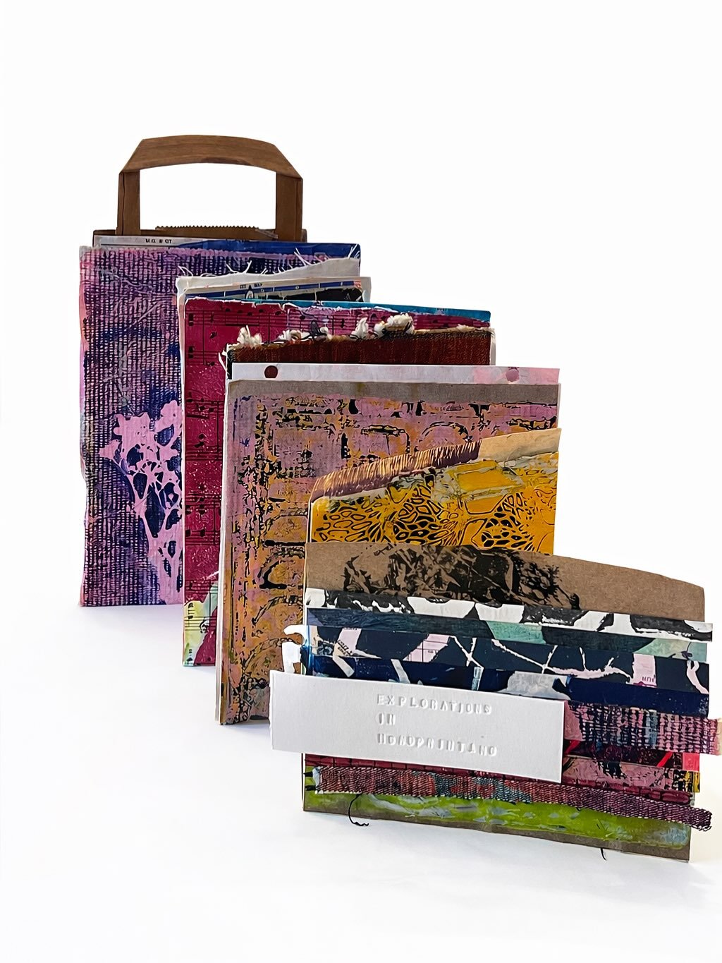 This started as a series of small experiments&mdash; different papers, textures, and marks&hellip; just seeing what would happen.  Inspired by a class with @eisroughdraft 

I didn&rsquo;t have a plan going in, just a curiosity to follow each piece wh