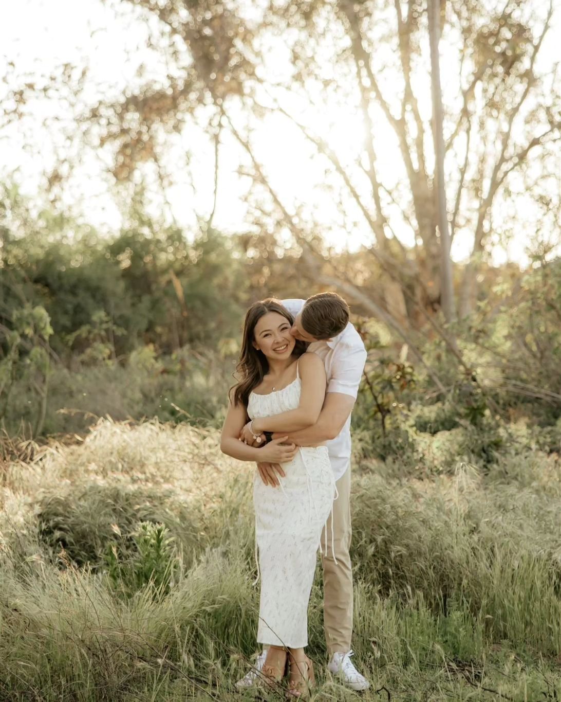 The engagement of Rachel &amp; Cory... + 1 more 🐾 swipe to see the sweetness 🐶 

#engagementphotoshoot #riversideweddingphotographer