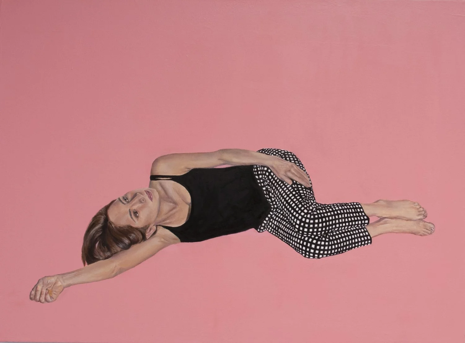  2018, oil, acrylic on canvas. 