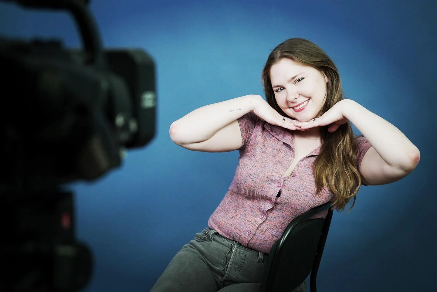 Introducing the world famous @carequinn ! She was so damn good in the audition.  Two takes and done like a pro. And it was a lengthy emotional scene. Not only is she fluent in Mandarin but she can sing too. She has such a huge heart so ya better keep