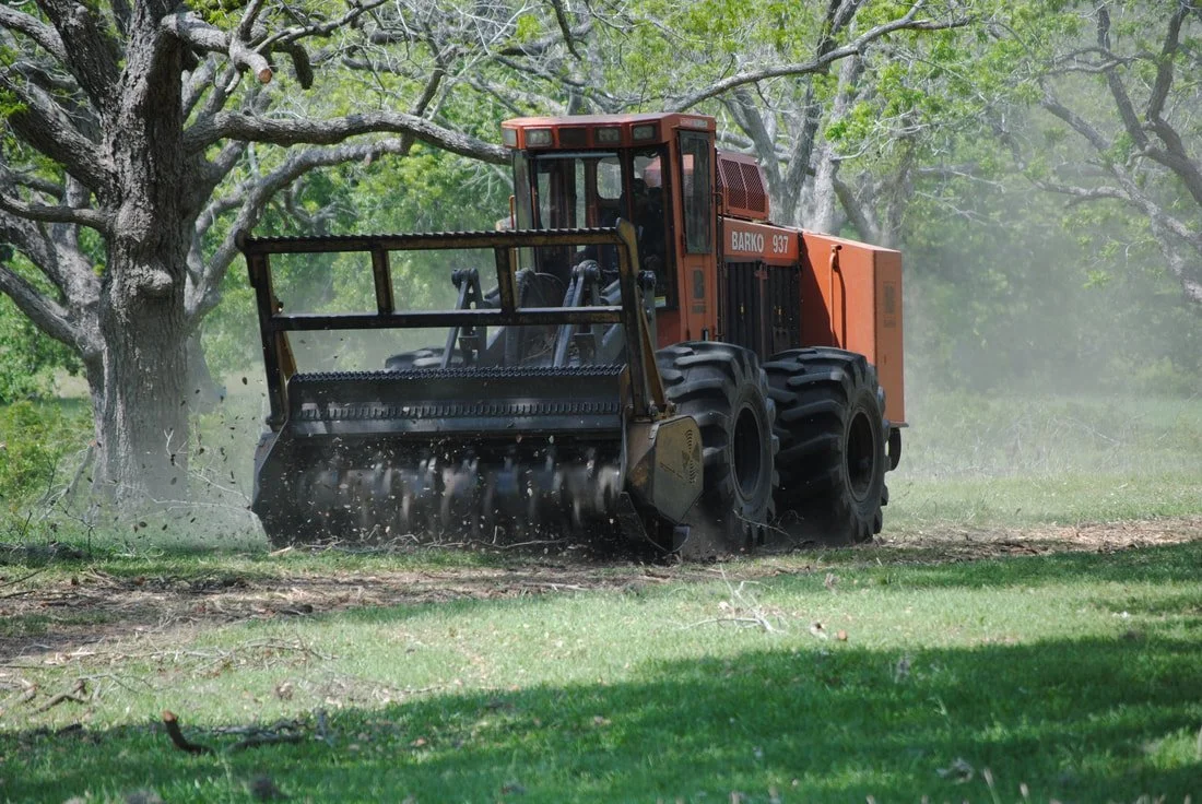 Prosper, TX Right of Way Clearing with professional equipment.