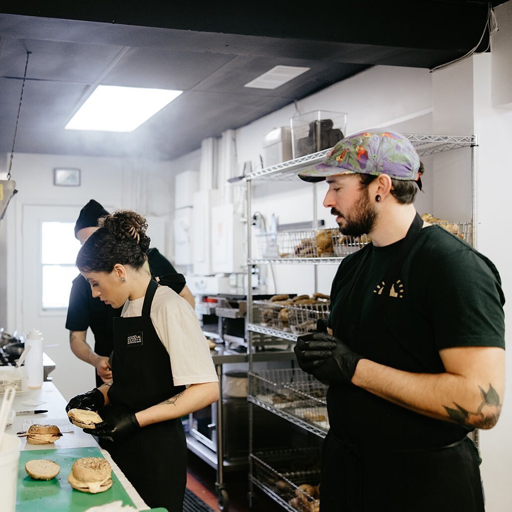 It&rsquo;s (finally) the weekend! Come check out your favorite bagel shop in Anacortes 🥯