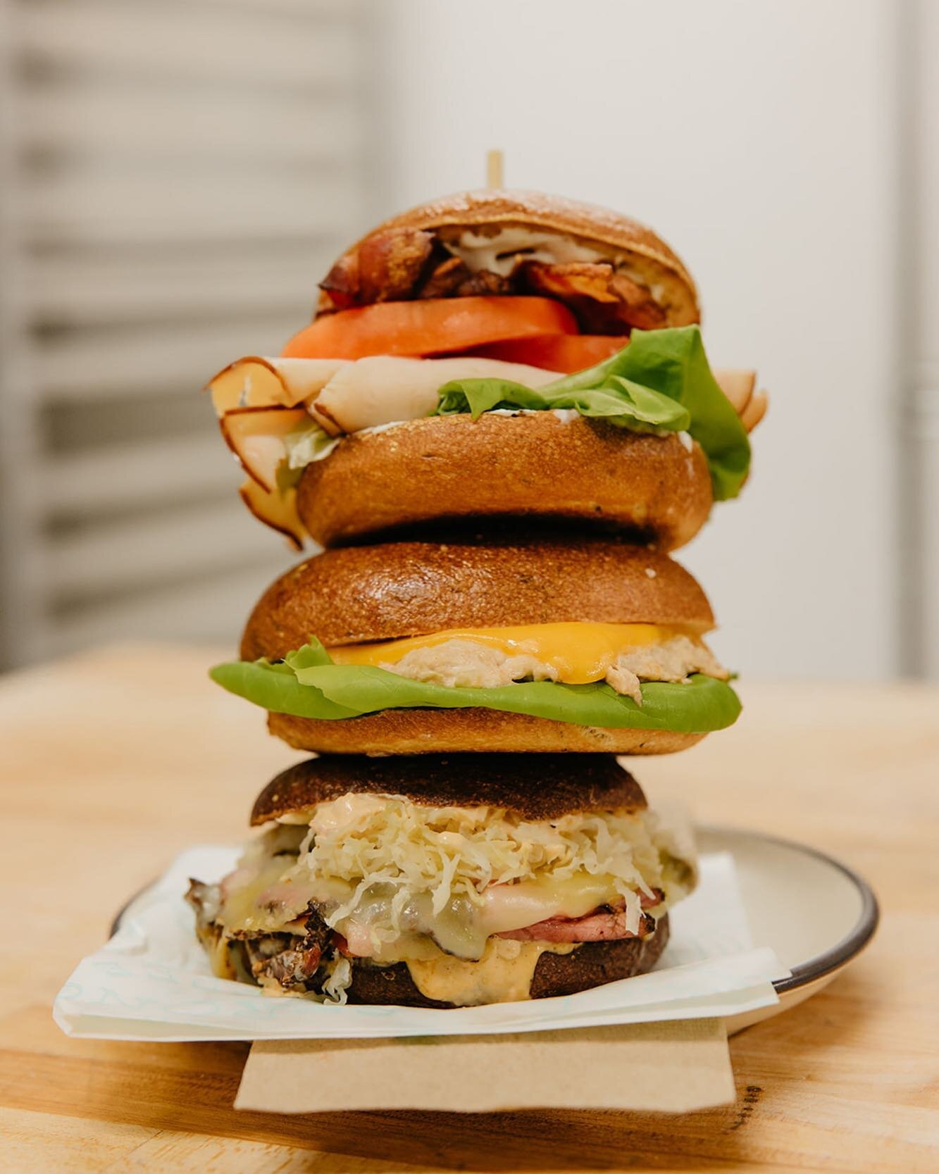 It&rsquo;s a perfect day for lunch at Good Bagels!  Come in and try one of each 🥯