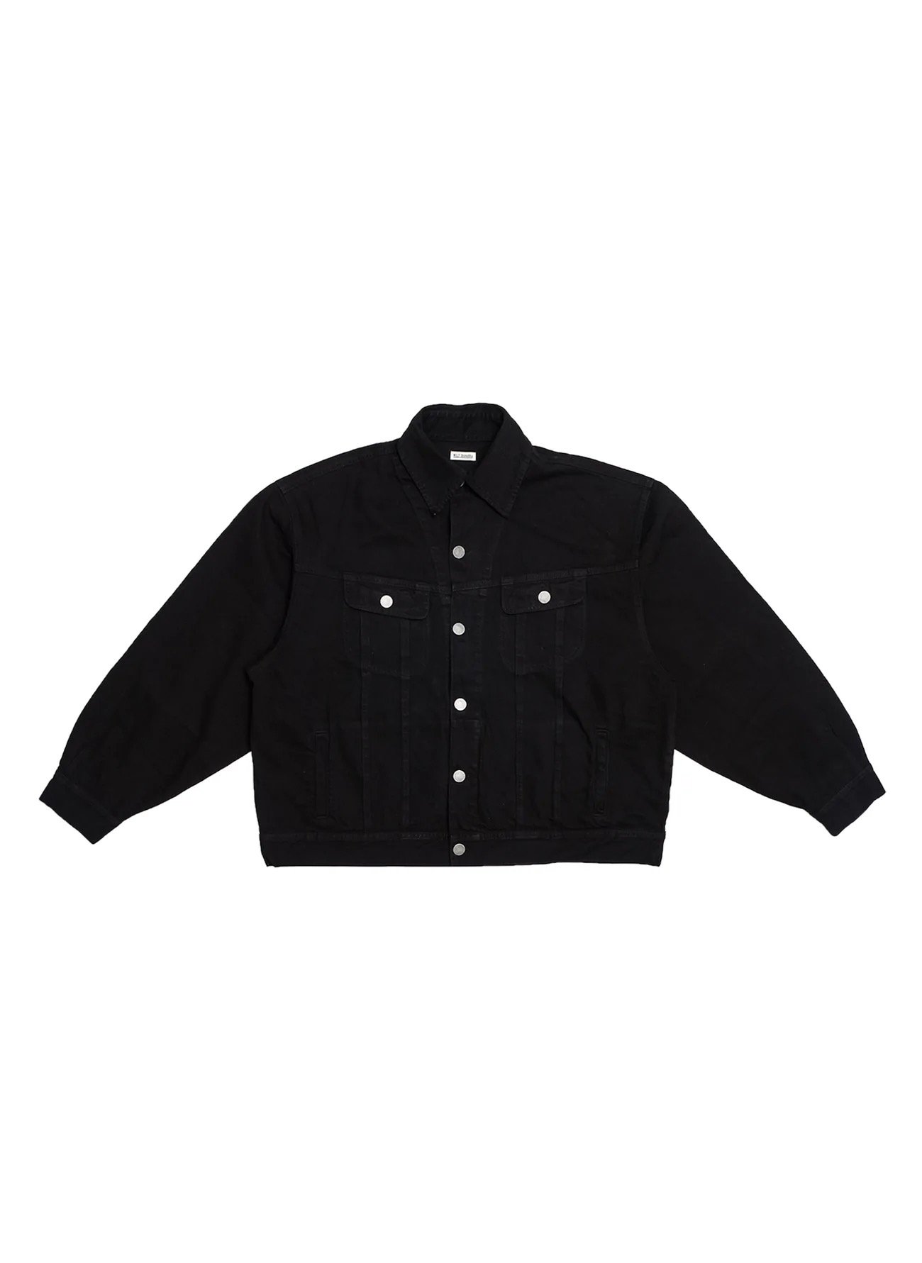 CHACHI TRUCKER JACKET - BLACK DENIM — WILLY CHAVARRIA