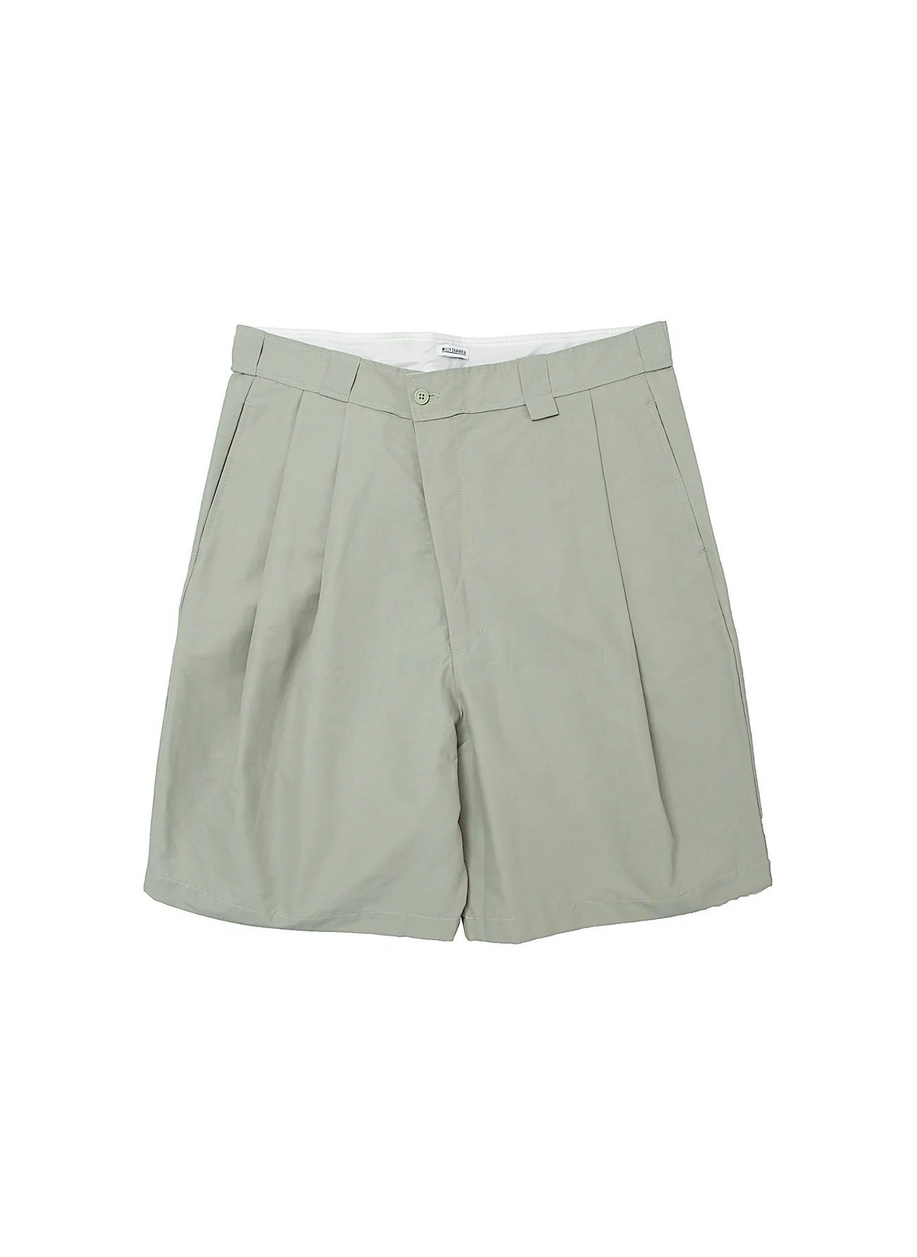 PLEATED CHONGO CHINO SHORTS - LIGHT KHAKI — WILLY CHAVARRIA