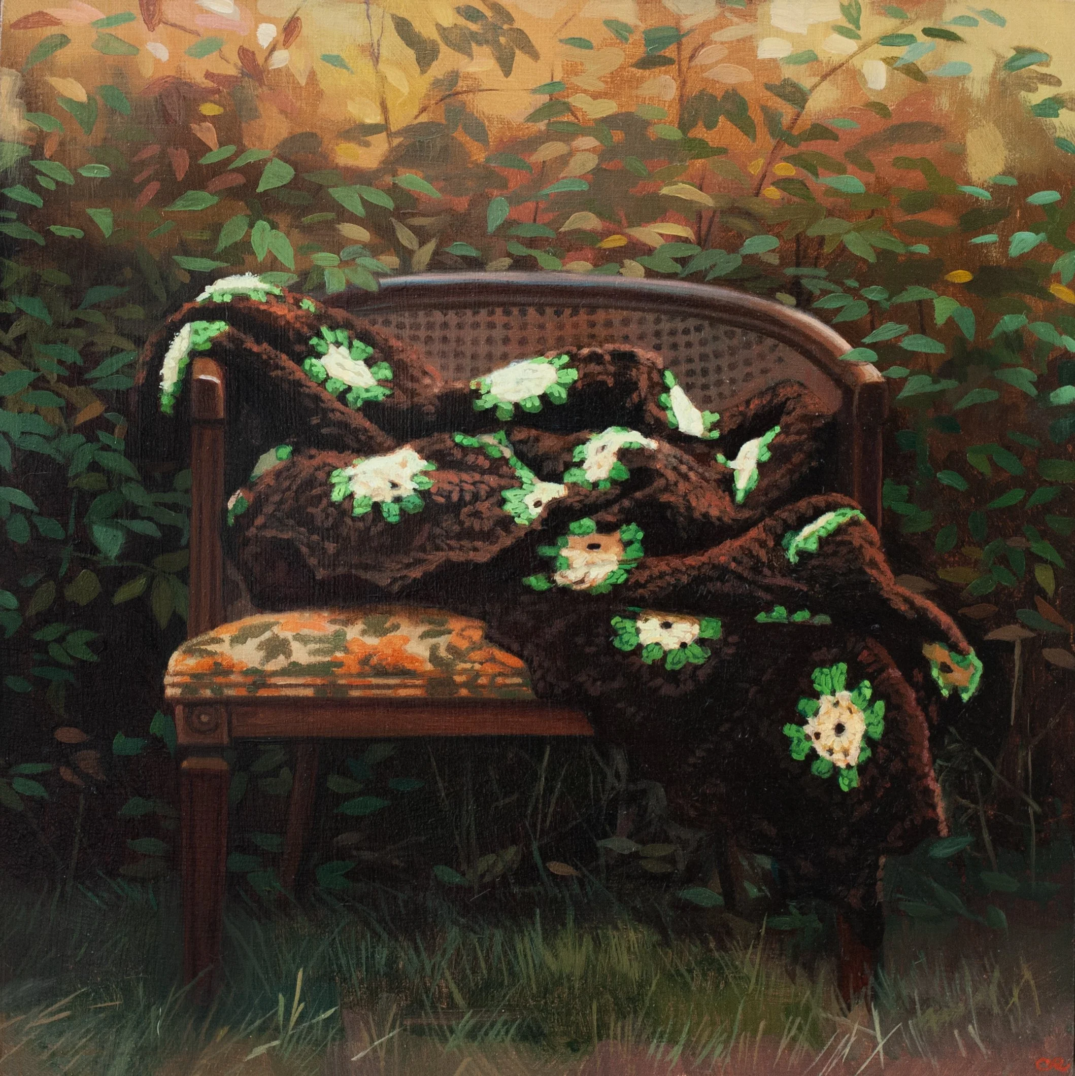 Momento. oil on panel. 8" x 8"