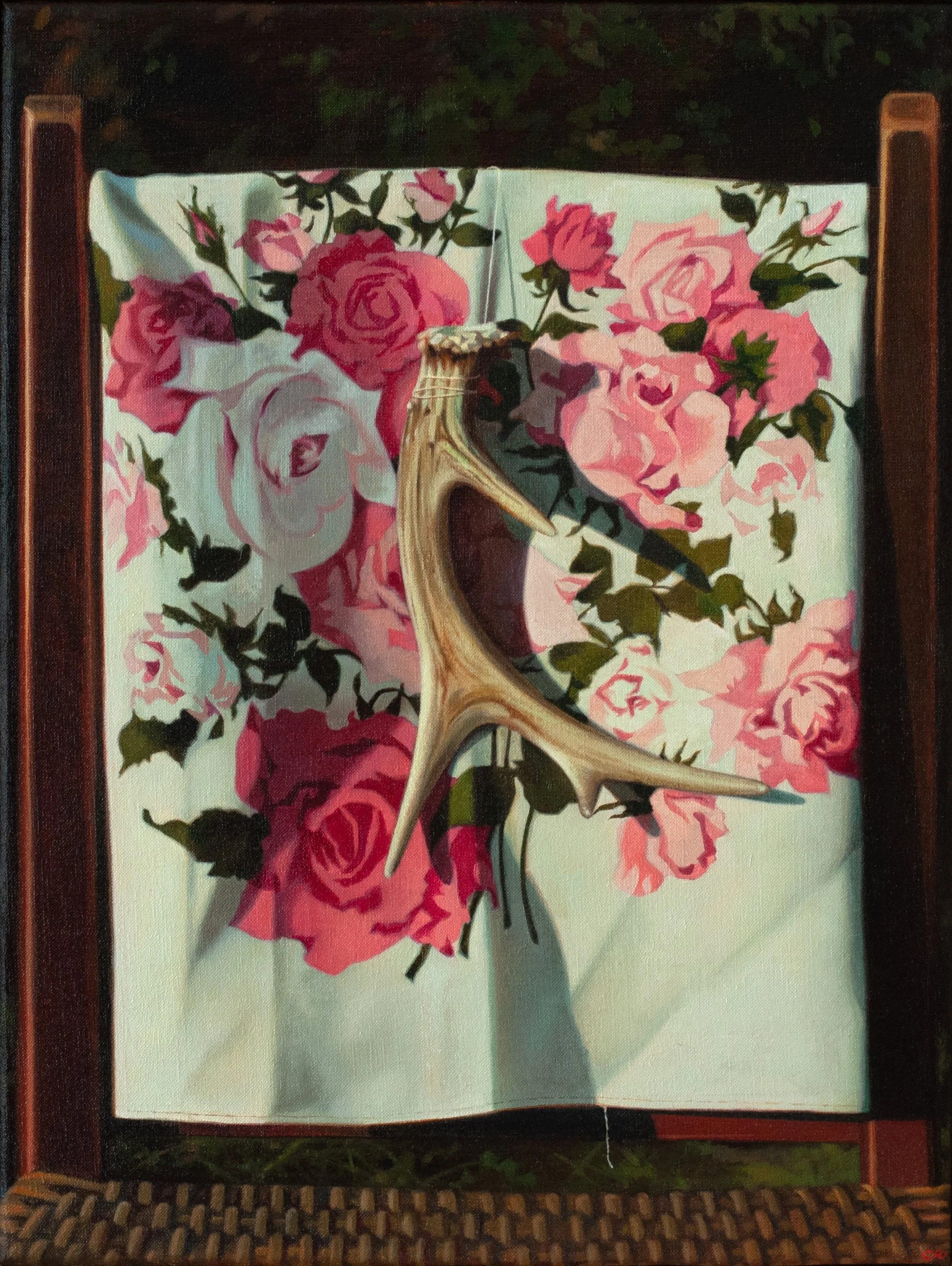 Vanitas. oil on linen. 12" x 16"