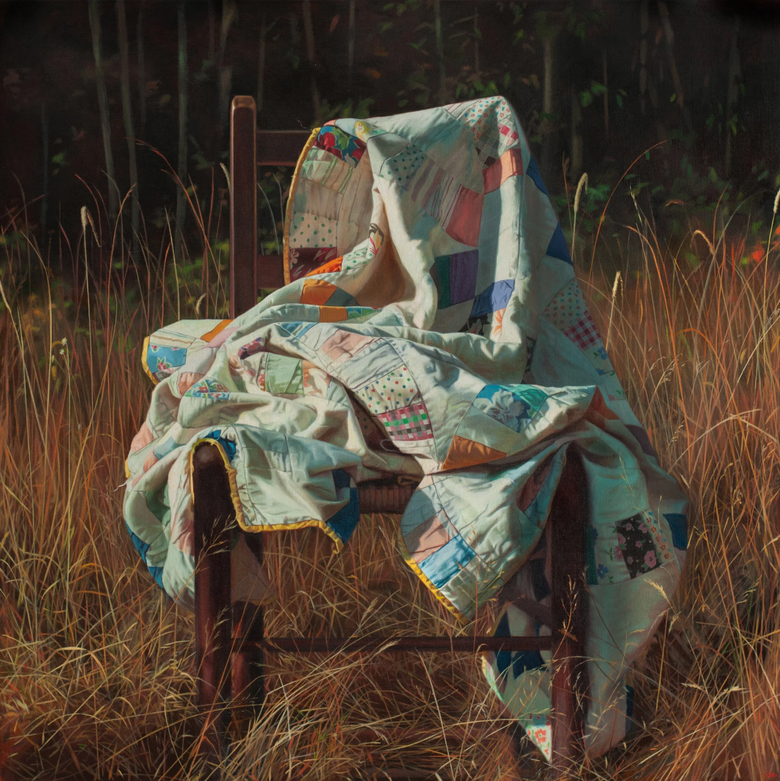 Pieta. oil on linen. 30" x 30"