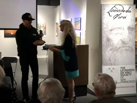Lawrence Ferlinghetti - Leonardo 500 Honorary Award 2019