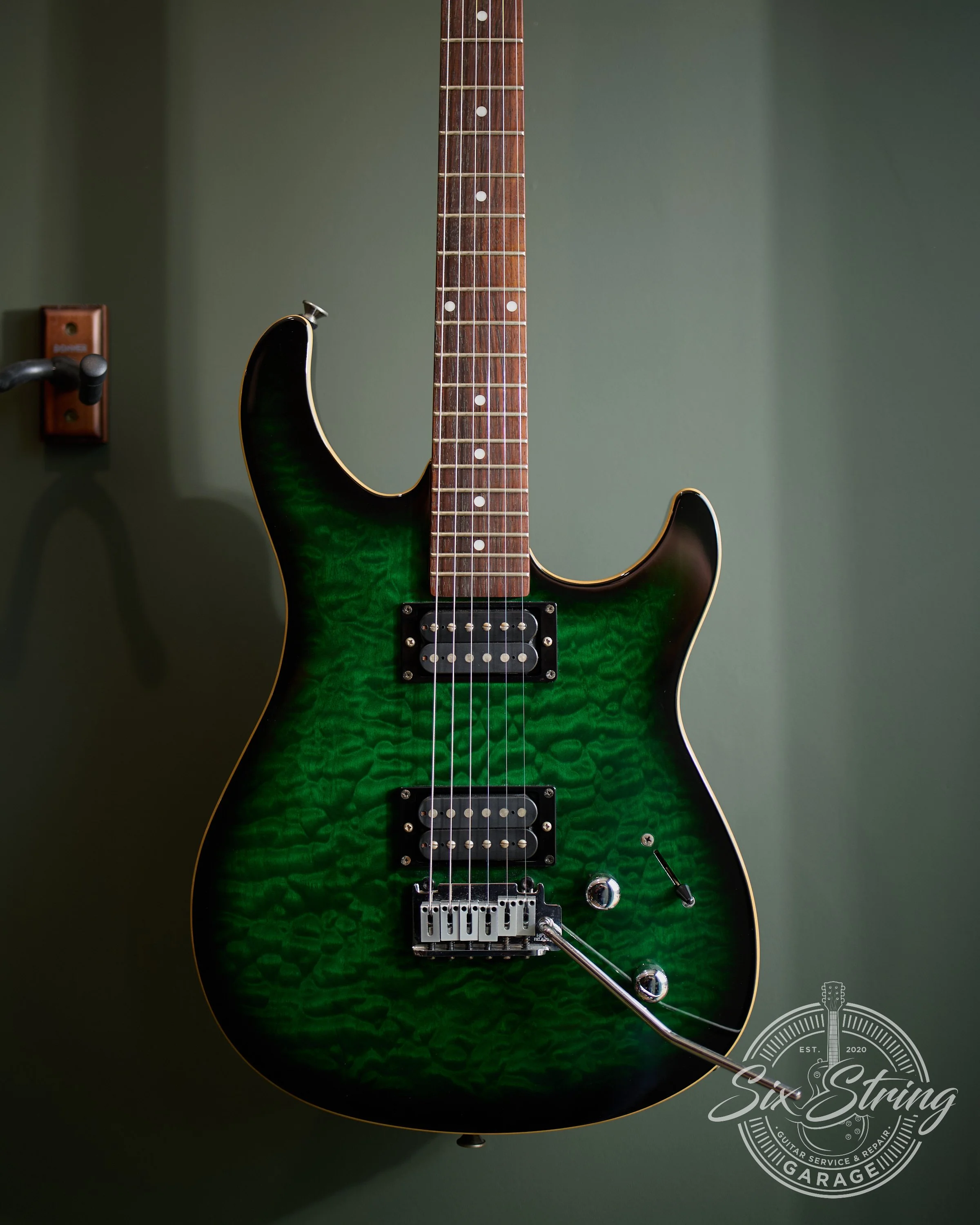 Peavey Limited EXP – Transparent Green Quilt Top