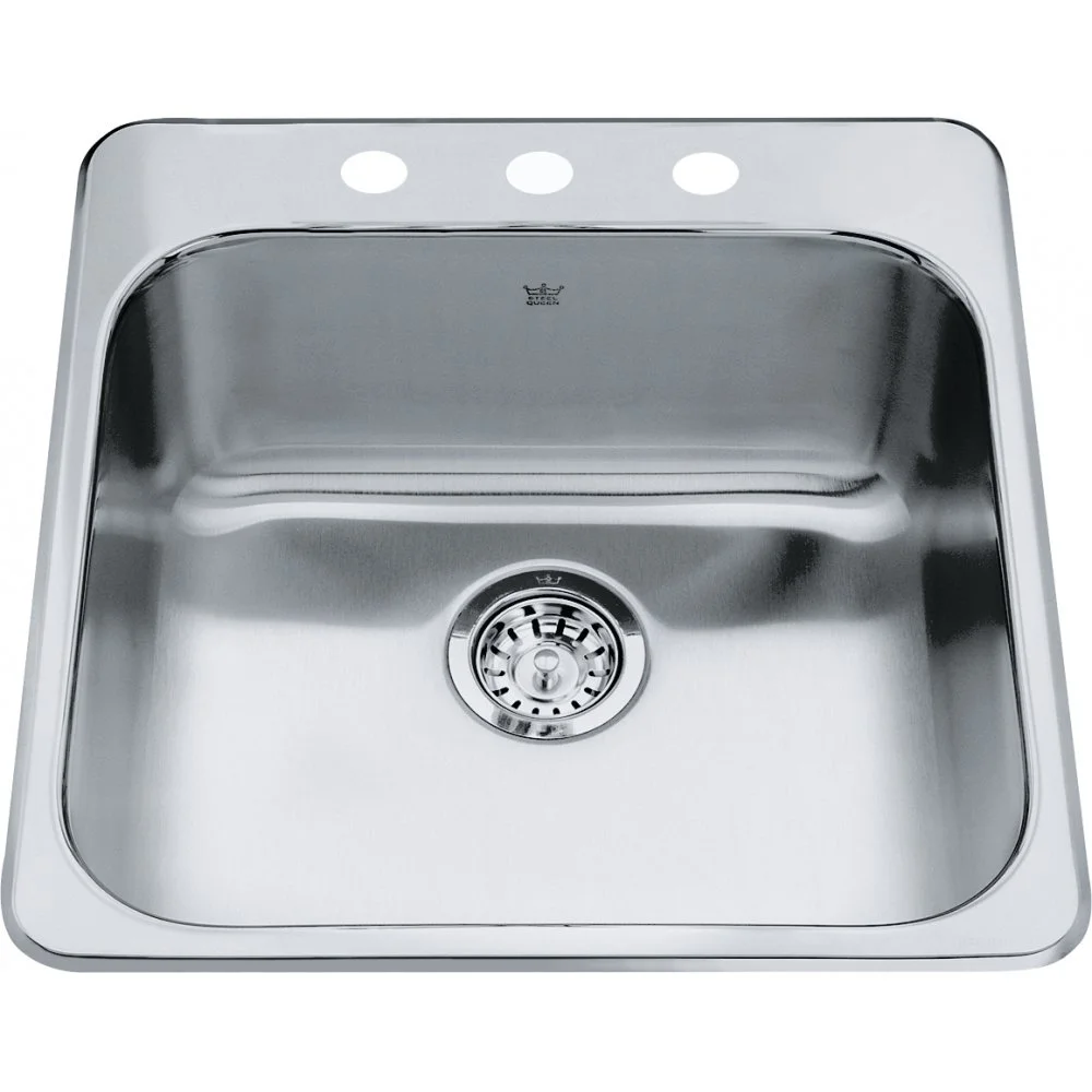 Kindred Steel Queen Drop In Sink - Stainless Steel