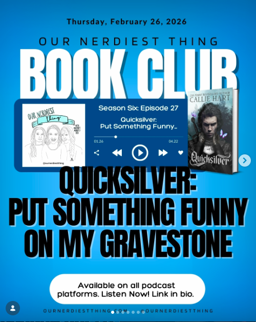Season 6 Episode 27: Book Club - Quicksilver: Put Something Funny on My Gravestone