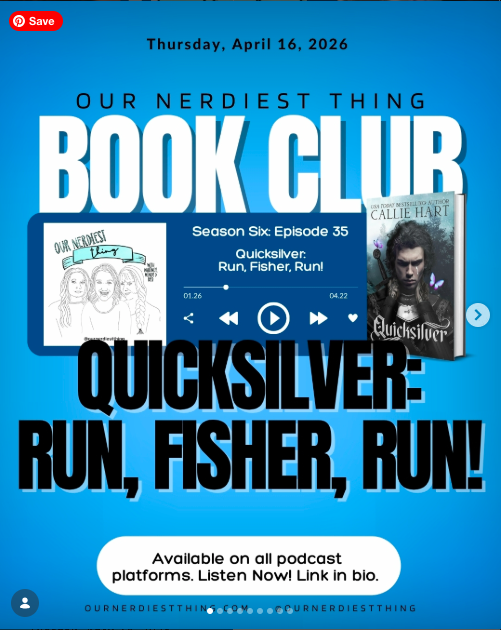Season 6 Episode 35: Book Club - Quicksilver: Run, Fisher, Run!