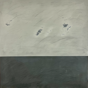 Terra. 
Graphite, Acrylic on canvas. 
36x36in. 
91.44x91.44cm.
