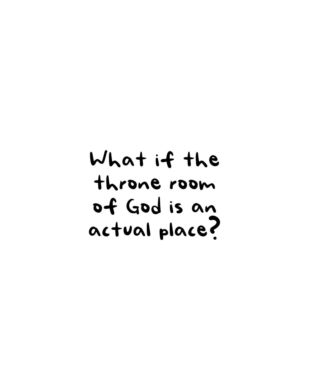 How different might our lives be if we actually practiced coming to the throne of grace? 

Let&rsquo;s do what the writer of Hebrews says and find out for ourselves. 

Let us therefore come boldly unto the throne of grace, that we may obtain mercy, a