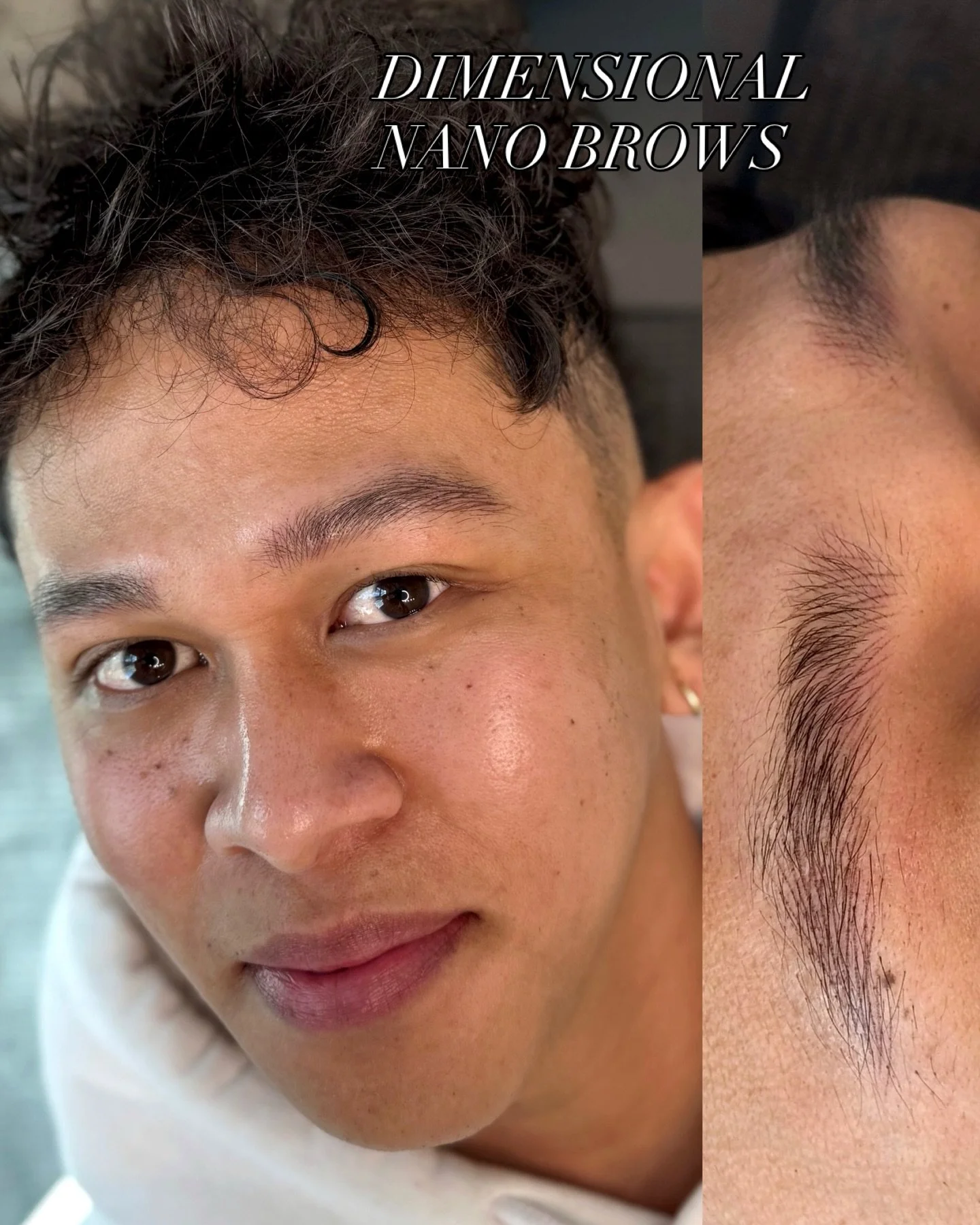 Dimensional nano, focused on fullness and symmetry 😌

These were such a fun creative challenge! I don&rsquo;t get the opportunity to do many guy brows and I would loveeee to do more. The added fullness gives so much room to find a beautiful flow and