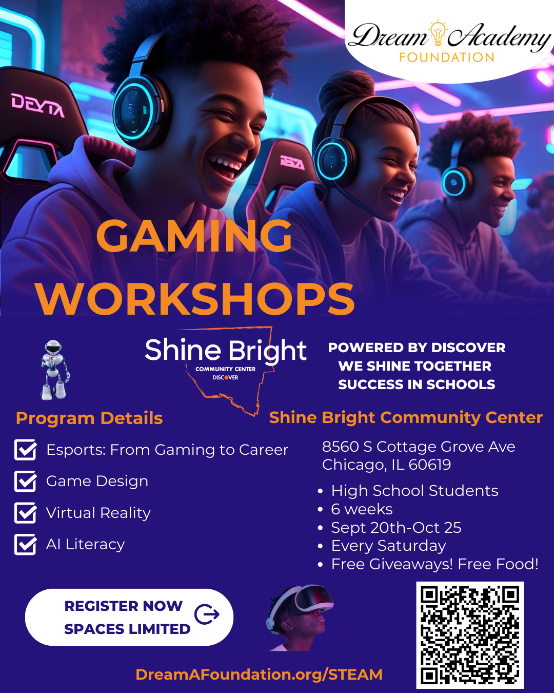 Dream Academy Gaming Workshops