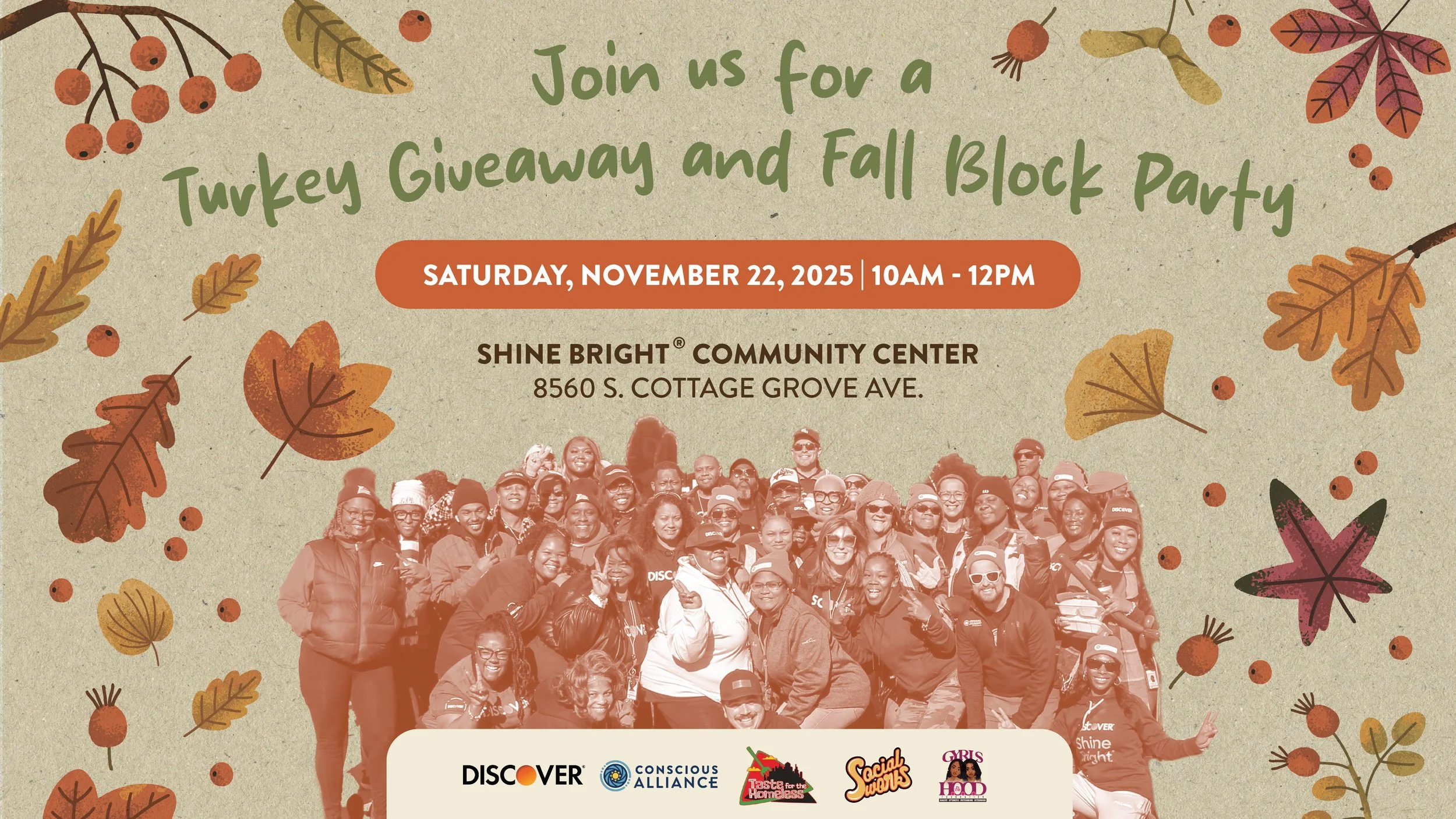 Turkey Giveaway and Fall Block Party