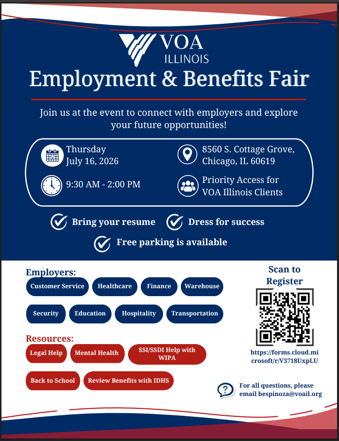 VOA Illinois Employment & Benefits Fair