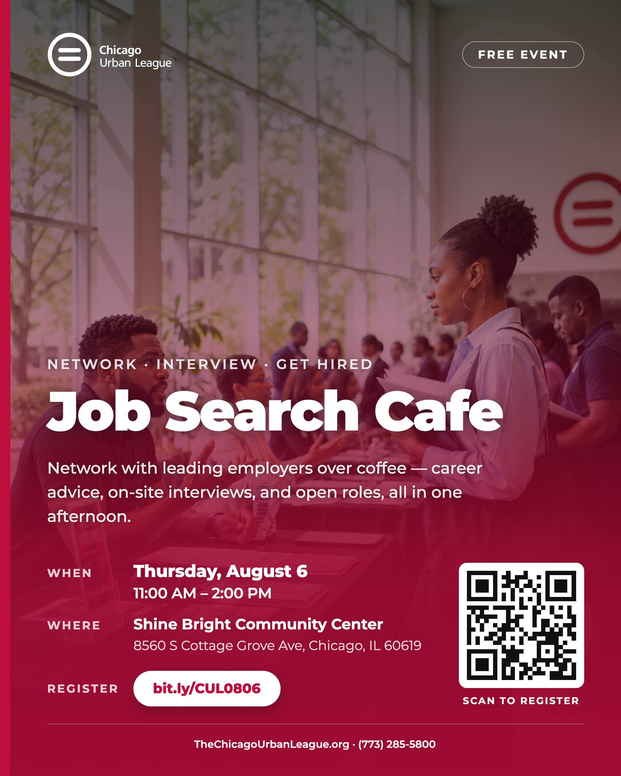 JOB SEARCH CAFE - Hosted by the Chicago Urban League