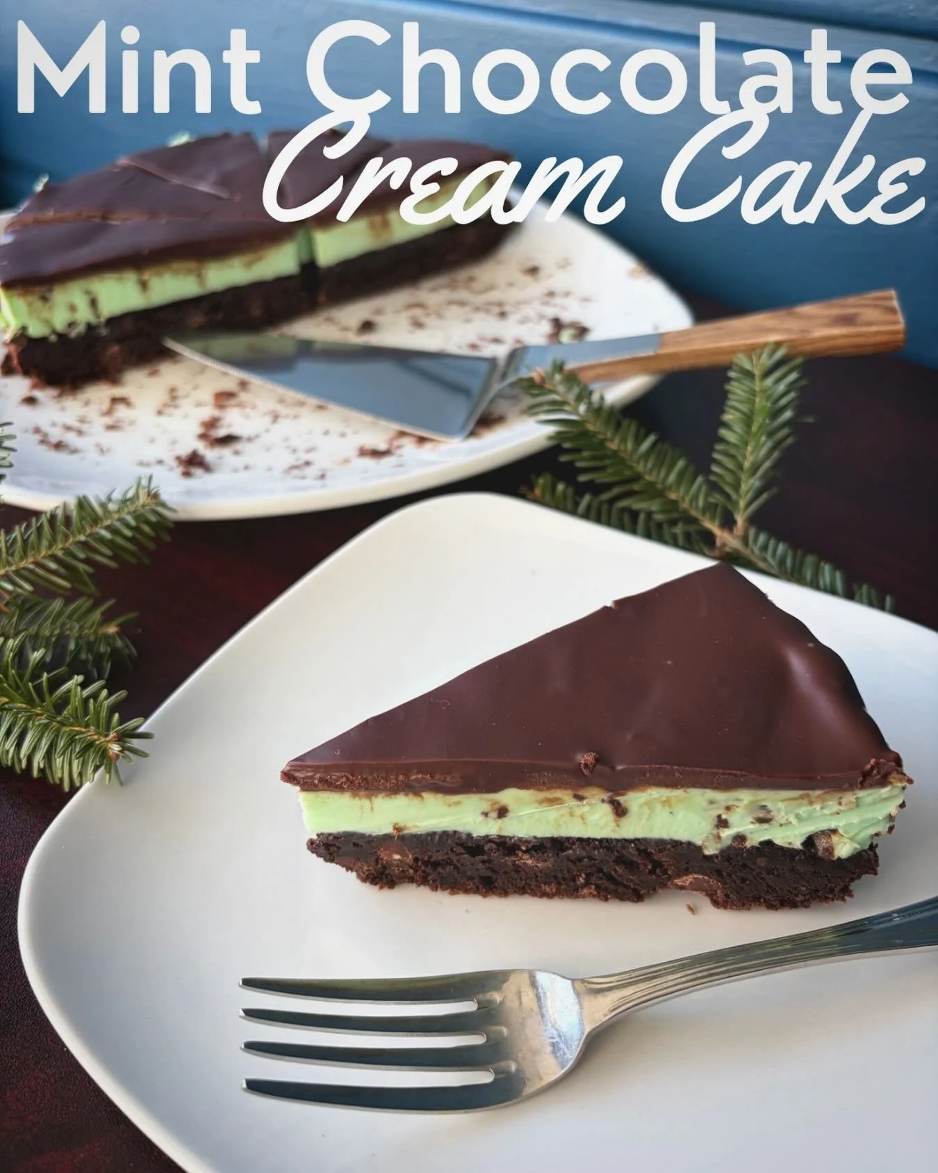What. Oh this?
.
It&rsquo;s just our Mint Chocolate Cream Cake. A Ghirardelli Chocolate Brownie with a layer of Mint Cream, topped with Chocolate Fudge.
.
You&rsquo;d be accurate calling it one of the best desserts you&rsquo;ll ever had. So come grab