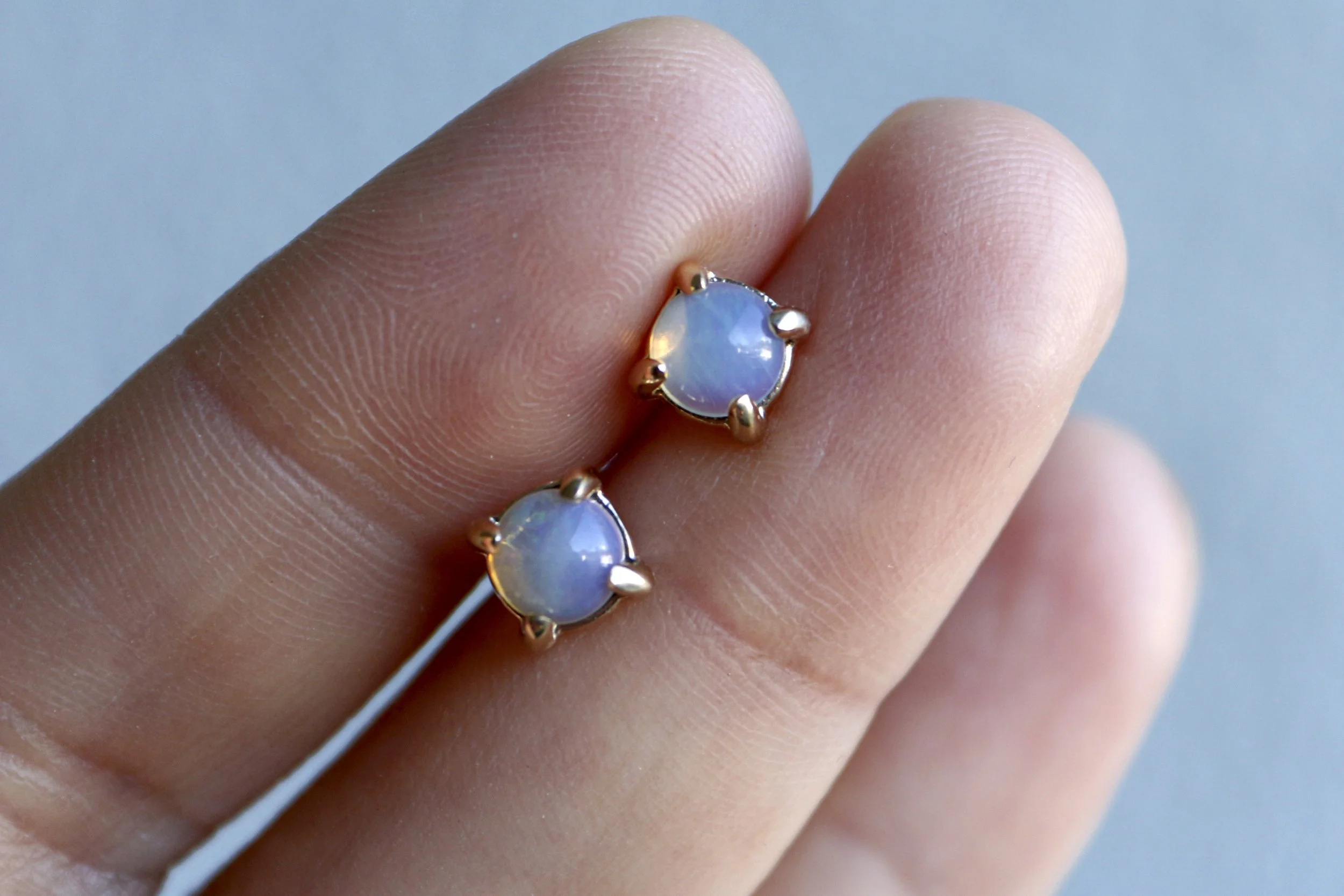 Australian Crystal Opal Earrings