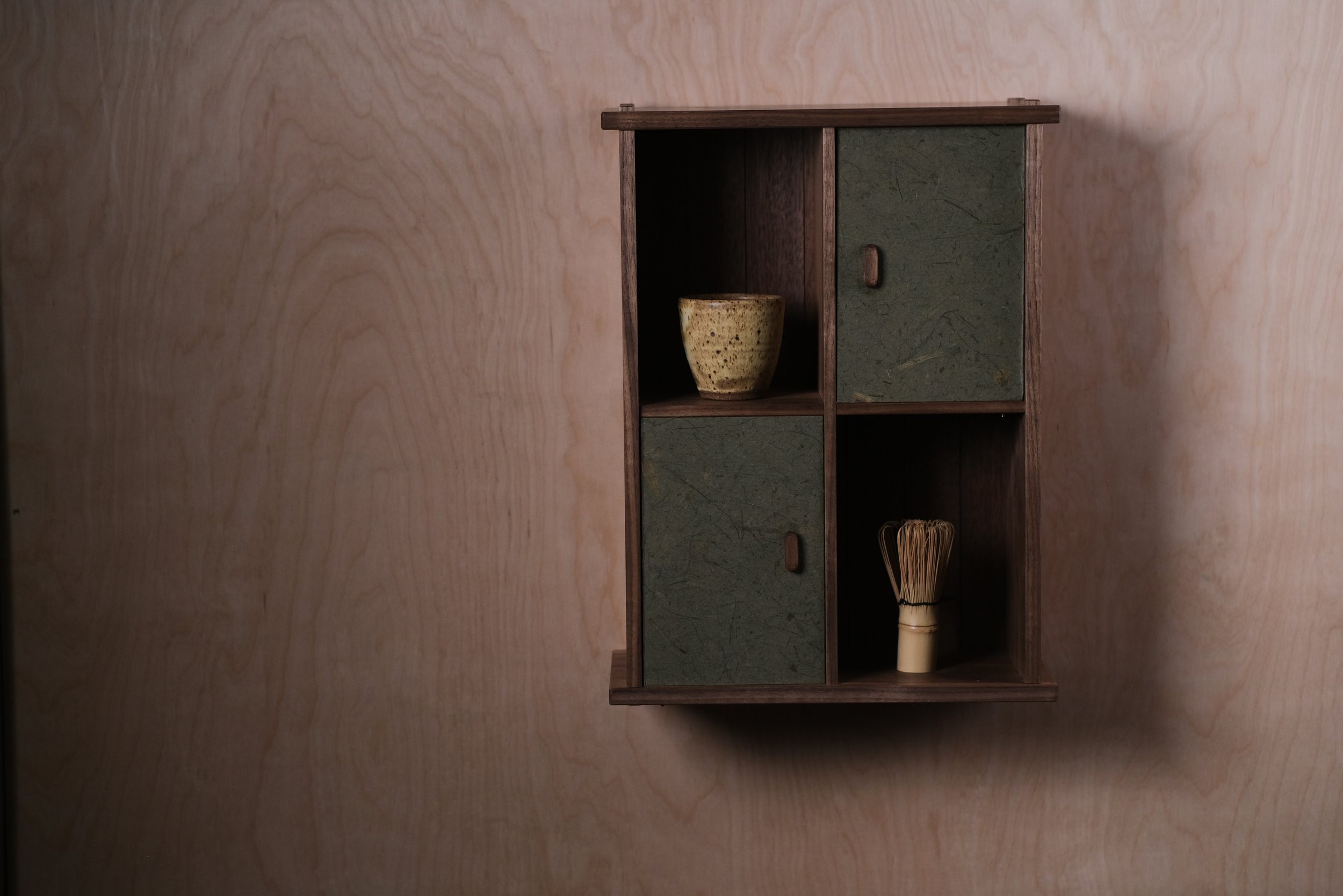 Tea Cabinet made with Japanese hand tools
