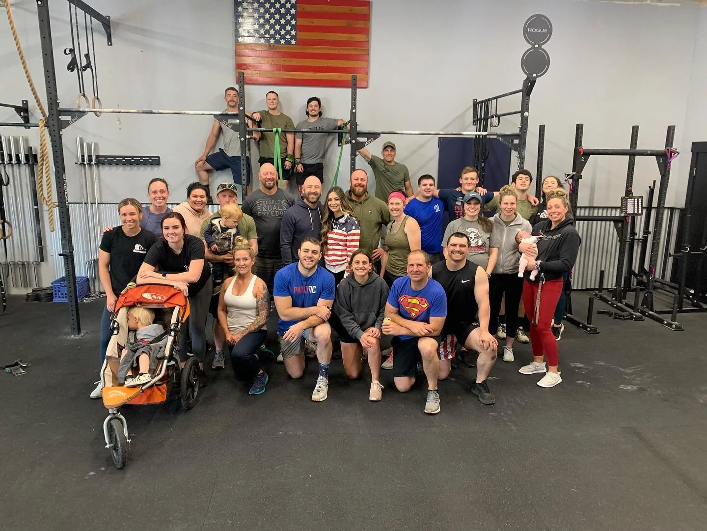 MURPH 2022 with the best crew around! 

#chaoscrossfit 
#community 
#ourfitfamisbetterthanyours 
#findyourpeaceinthechaos