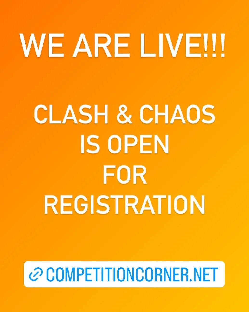 https://competitioncorner.net/events/7093 
We are live!! Sign up now! June 18th!!