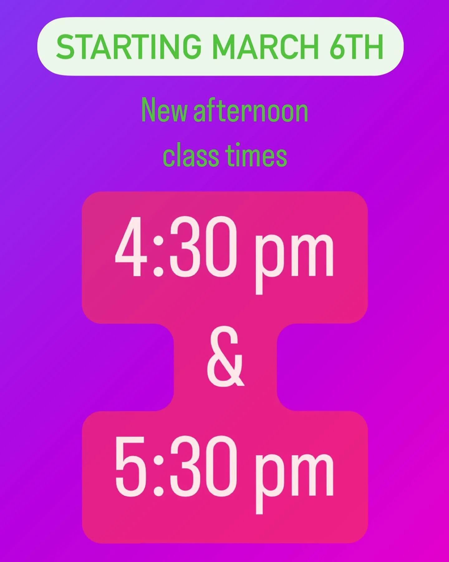 Hey some new changes coming up! Please check out https://chaosstrength.com
New class times and membership information!!