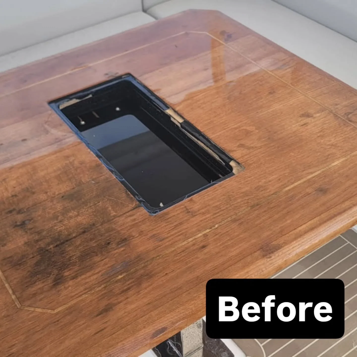 We brought these tables back to life with a little bit of elbow grease 💪 Contact us for all of your teak needs!🏝🌴