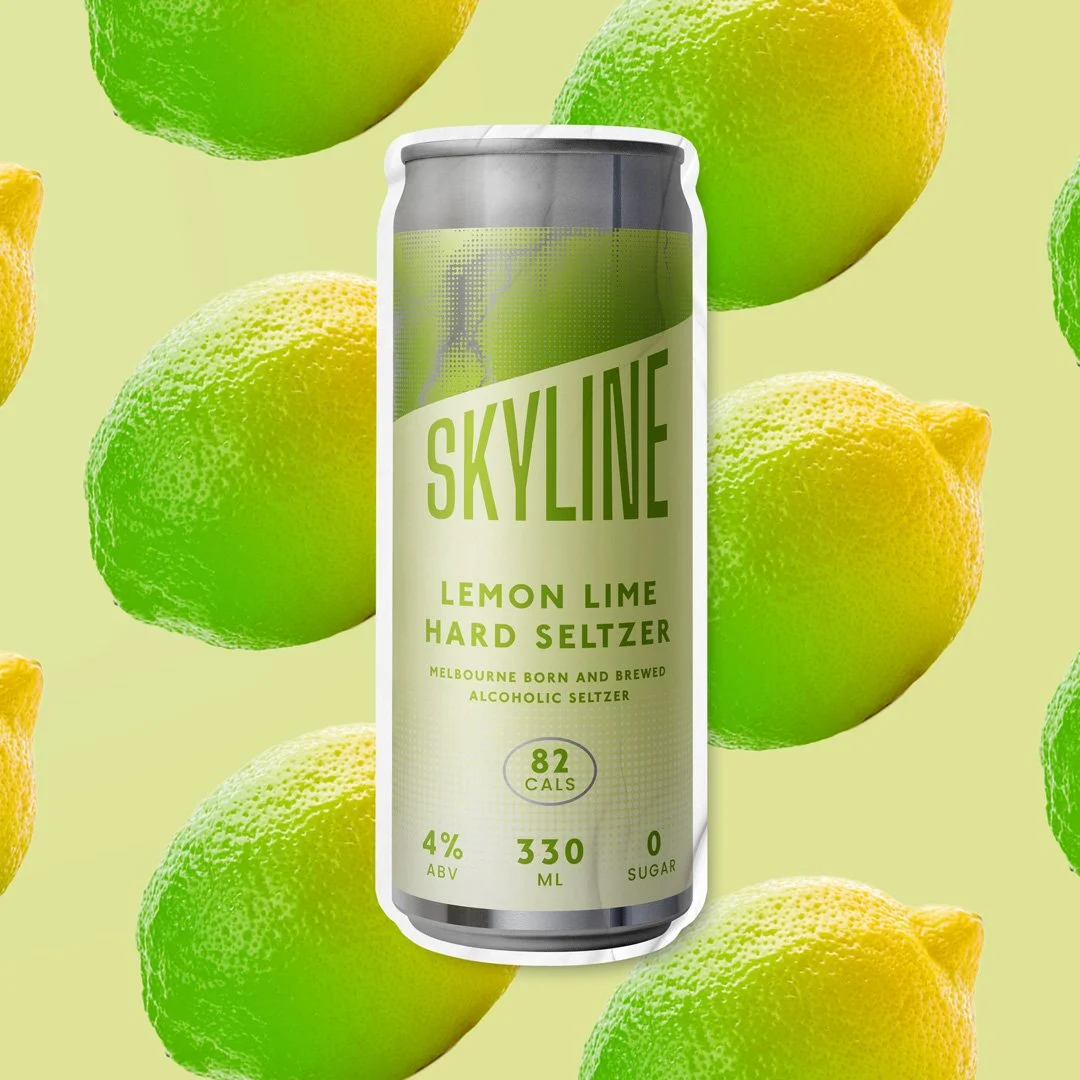 Skyline Seltzer — Lemon Lime Hard Seltzer
