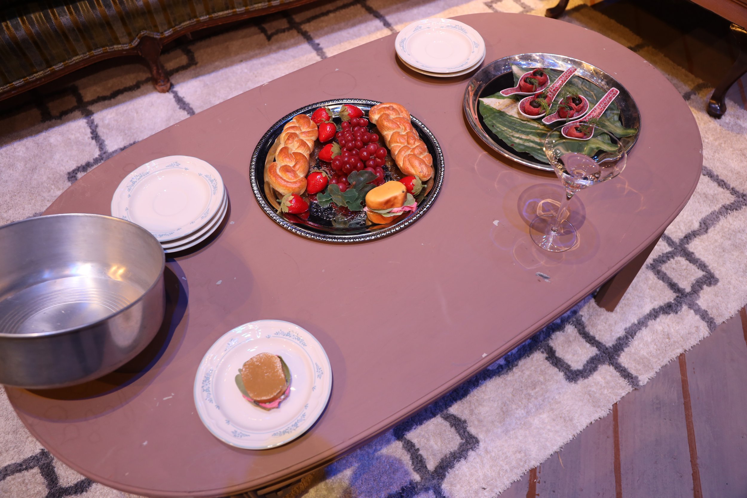 The food spread