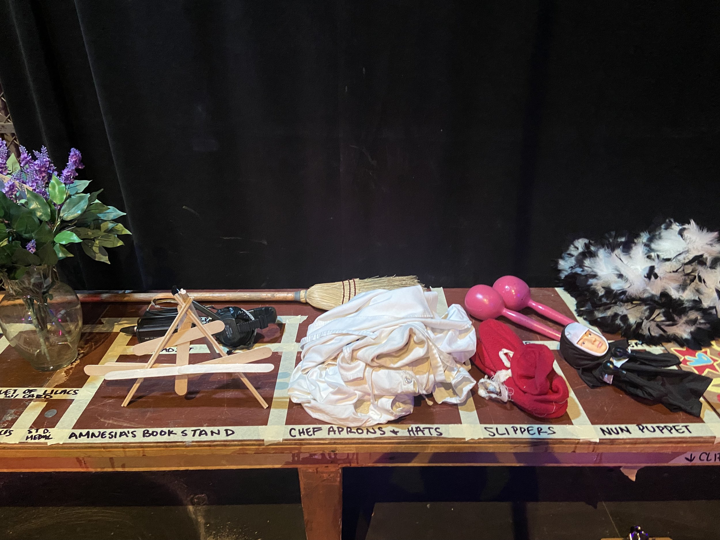 Props Organization Close-up