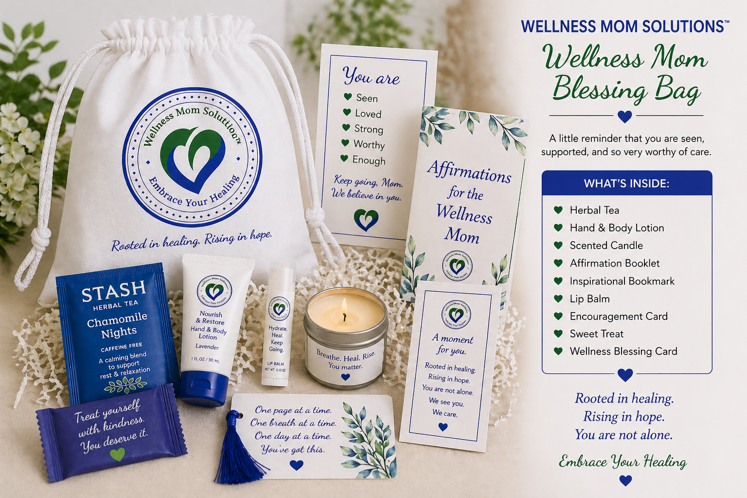 Wellness Mom Blessing Bag - Self-Care Gift Set for Moms