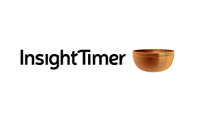 Insight Timer logo with a copper singing bowl