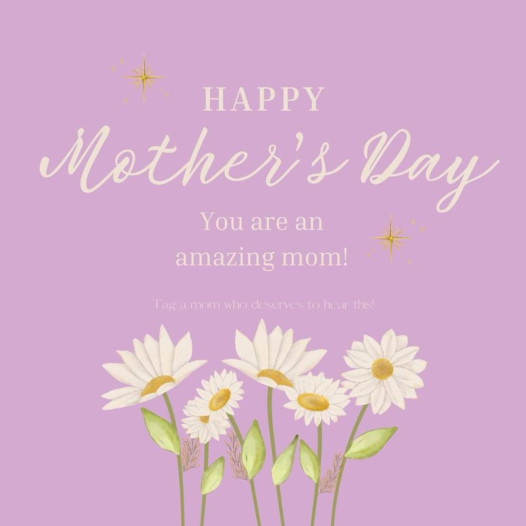 Around here, we love to celebrate mothers! Praying all of feel the love today especially today! You deserve it!

Tag a mom who is doing an amazing job. 🌸