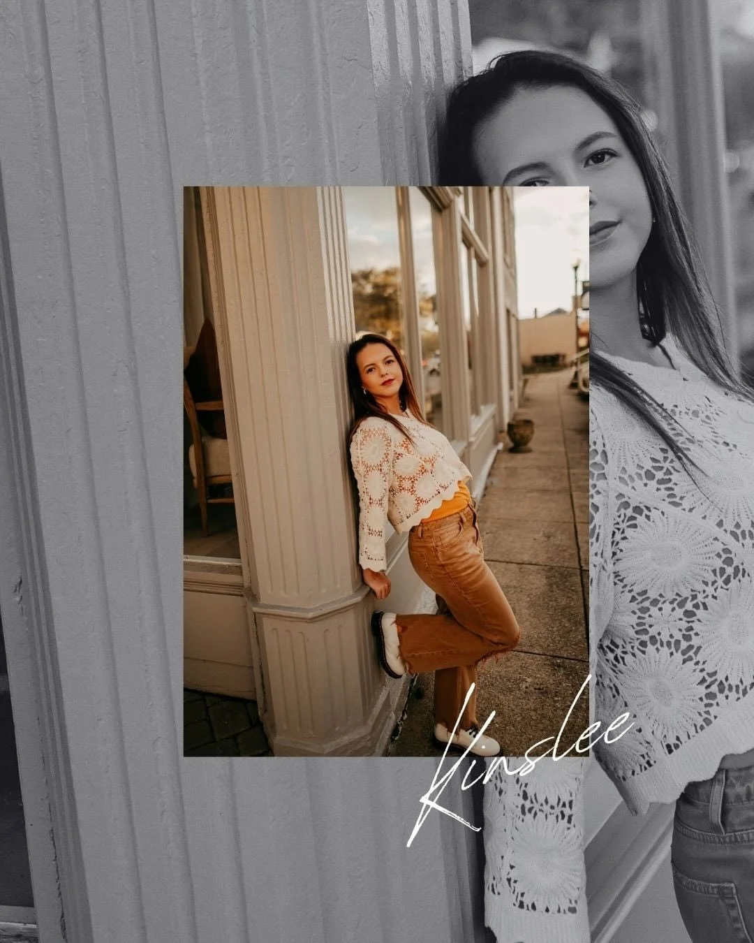 Bye Bye Country Fall Fields hello quaint cute downtown. 
#owensborokysenior #evansvilleinseniorphotographer #seniorphotoideas