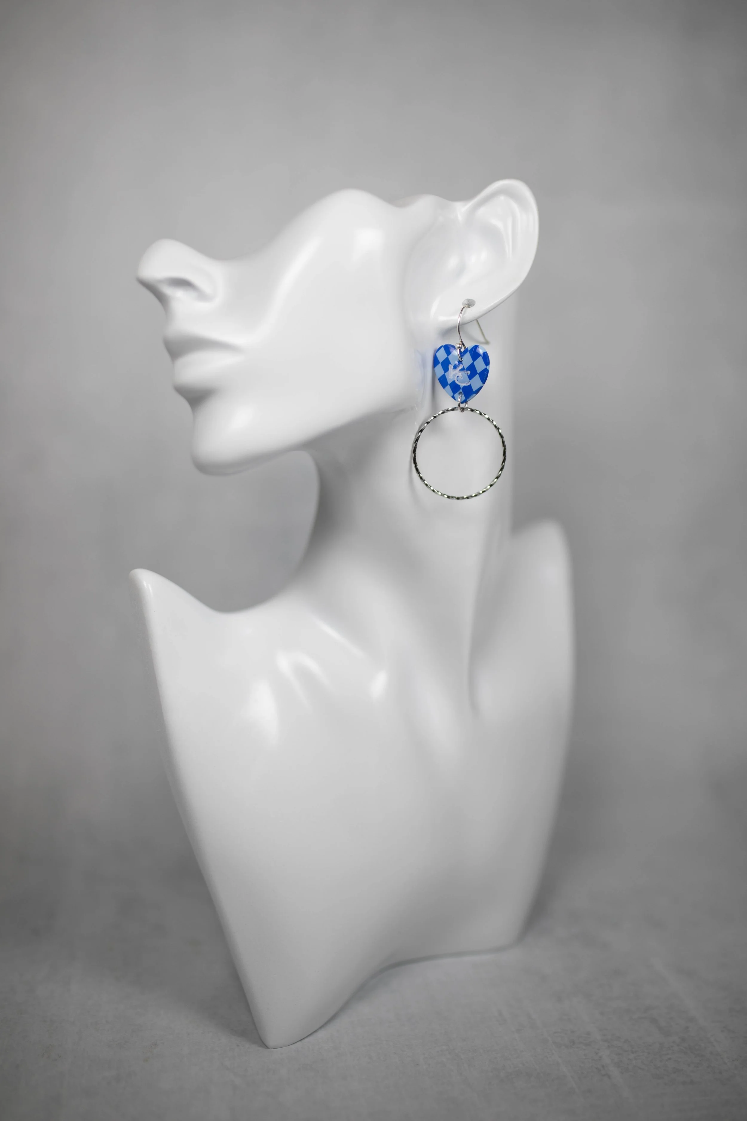 Jayla (blue checkers-silver)