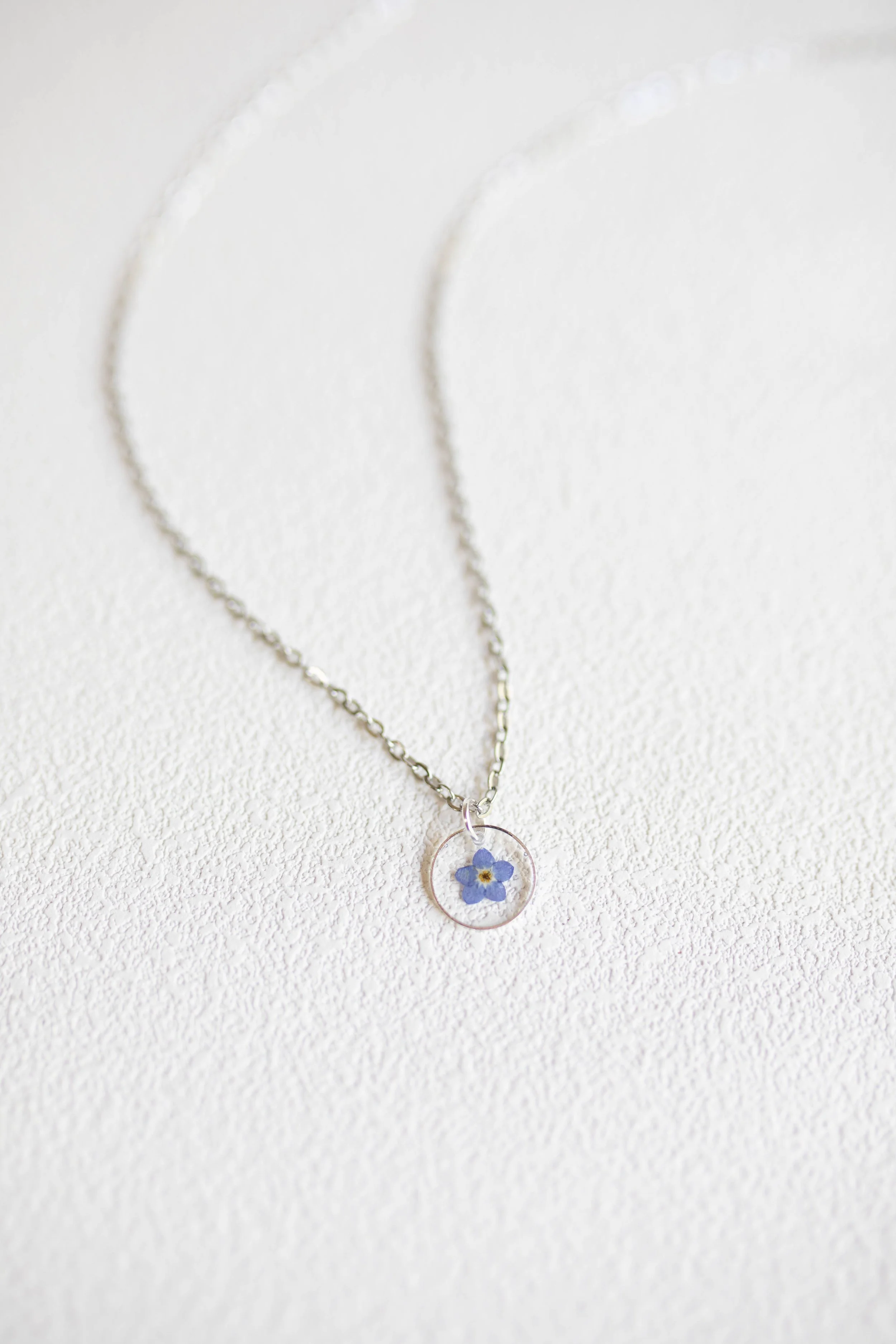 Forget-Me-Not necklace (silver)