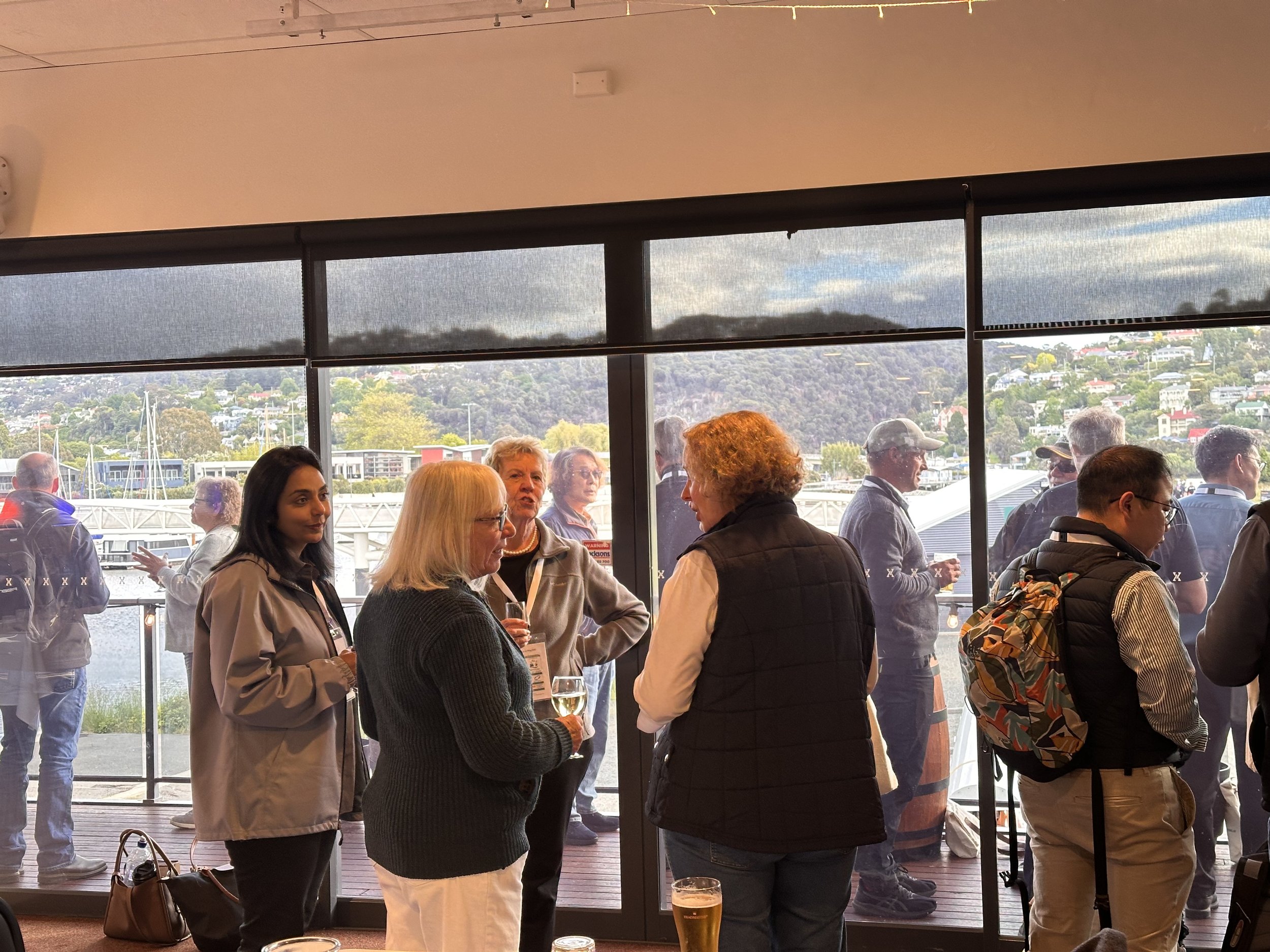 Monday night dinner at The Boathouse Centre Launceston (Photo credit: Tony Butler, Pasture Trials Network)