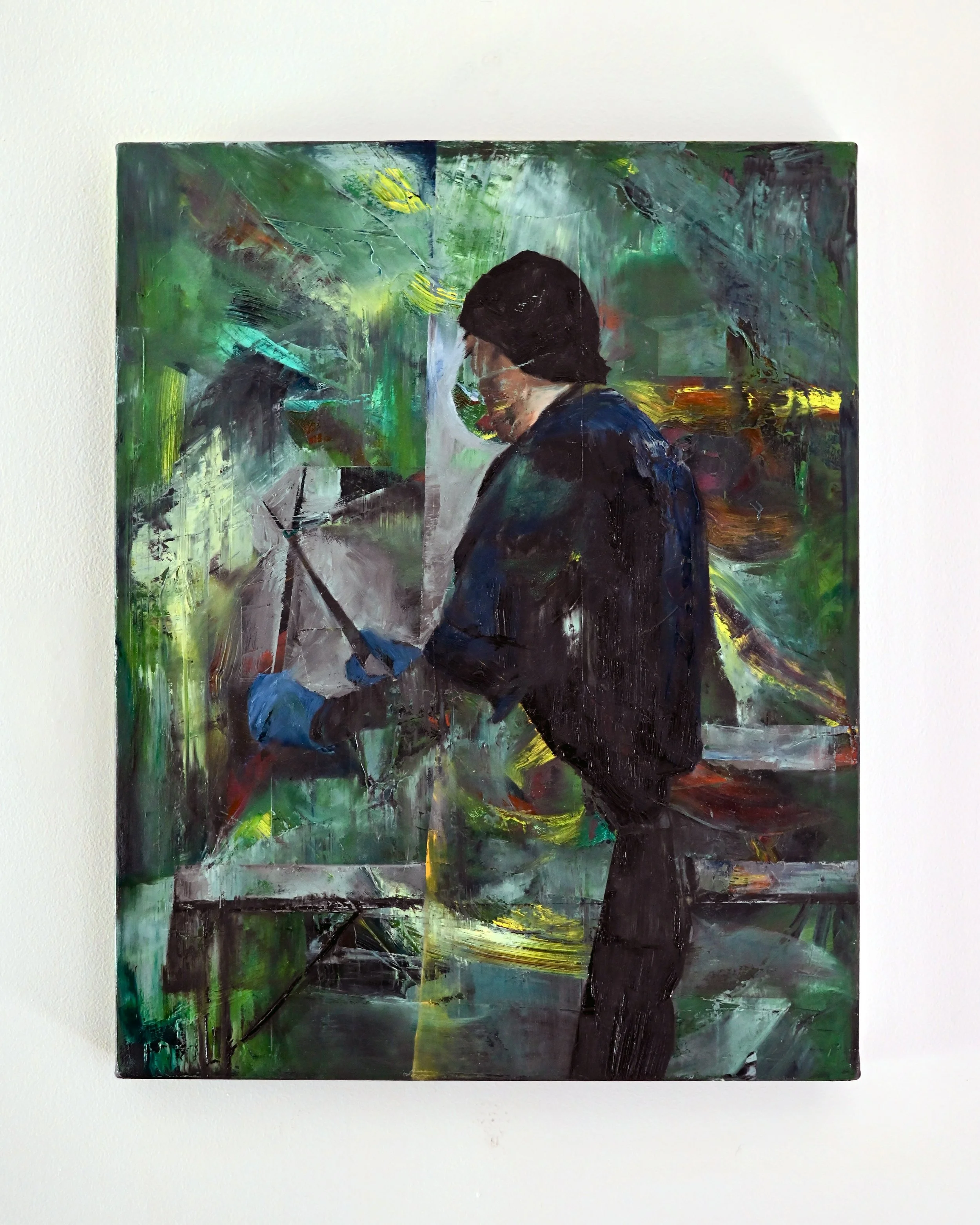 The Cutter/ 21x26 inch/ Oil on canvas